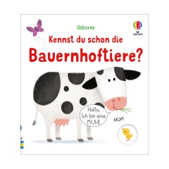 Usborne Verlag Kennst du schon die Bauernhoftiere? Вы уже знаете сельскохозяйственных животных?
