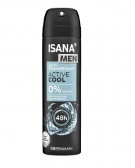 ISANA men Deodorant Active Cool 48h, ISANA мужской дезодорант 48ч Активный холод освежающий 150 г