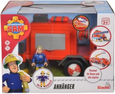Simba Feuerwehrmann Sam Anhanger mit 1 Figur Подвеска пожарного Сэма с 1 фигуркой