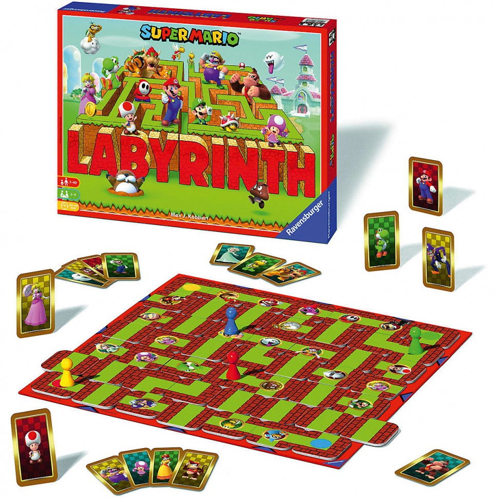 Купить Ravensburger Super Mario Labyrinth Супер Марио Лабиринт в  интернет-магазине Diskontshop.eu Германия всего за 3 650 руб. в