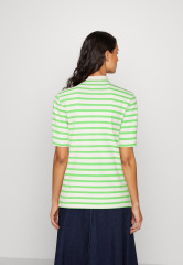 Tommy Hilfiger REG STRIPE  Polo shirt Breton White/Spring Lime REG STRIPE Рубашка поло Бретонский белый/Весенний лайм