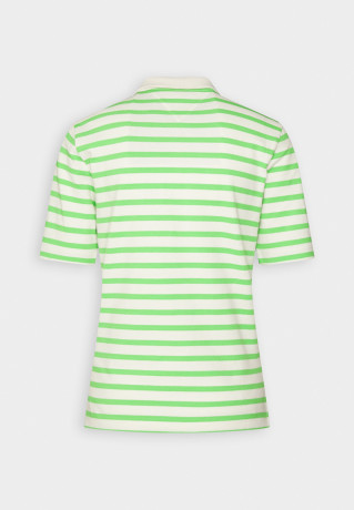 Tommy Hilfiger REG STRIPE Polo shirt Breton White/Spring Lime REG STRIPE Рубашка поло Бретонский белый/Весенний лайм