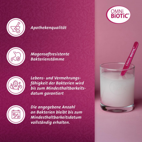 OMNI-BIOTIC 10, 20x5g, Комплекс бактерий Омни Биотик 10 штаммов бактерий для микрофлоры кишечника, Германия, 20 саше х 5 грамм