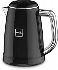 NOVIS NOVIS Wasserkocher KTC1 schwarz, 1,6 l, 2400 W, elektronische Temperatureinstellung, Metallgehause Чайник NOVIS KTC1 черный, 1,6 л, 2400 Вт, электронная регулировка температуры, металлический корпус