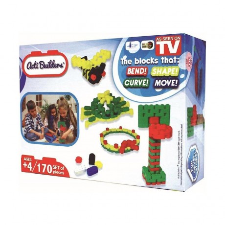 Acti Builders flexible Steckbausteine 170 Teile Steckbausteine гибкие вставные блоки 170 шт. вставных блоков