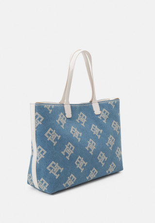 Tommy Hilfiger ICONIC TOTE Tote bag denim mono ICONIC TOTE Сумка-тоут джинсовая моно