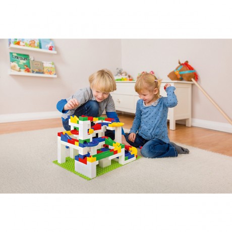 Hubelino 420572 Baukasten Maxi 213 Teile  Дорожка для мячей: макси-конструктор