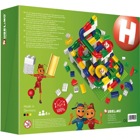 Hubelino 420572 Baukasten Maxi 213 Teile  Дорожка для мячей: макси-конструктор