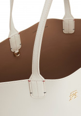 Tommy Hilfiger ICONIC TOMMY SOLID Tote bag feather white ICONIC TOMMY SOLID Сумка-тоут перо белое