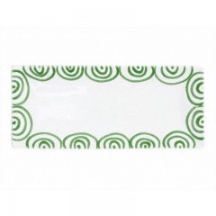 Gmundner Keramik Gmundner Keramik Grungeflammt Platte recheckig 36x15x2,8 cm Gmundner керамическая зеленая пламенная тарелка прямоугольная 36x15x2,8 см