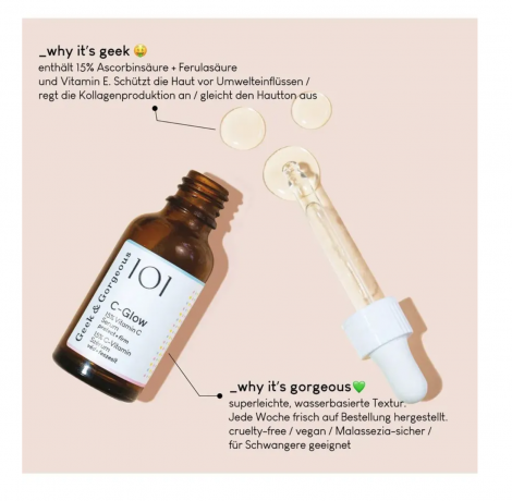 Geek & Gorgeous C-Glow Serum, Сыворотка для лица 15% витамин C, сияние и ровный тон кожи, 30 мл х 2 шт