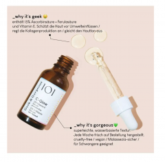 Geek & Gorgeous C-Glow Serum, Сыворотка для лица 15% витамин C, сияние и ровный тон кожи, 30 мл х 2 шт