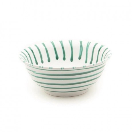 Gmundner Keramik Gmundner Keramik Grungeflammt Salatschussel d: 26 cm / 2,0 L Салатница Gmundner керамическая с зеленым пламенем d: 26 см / 2,0 л