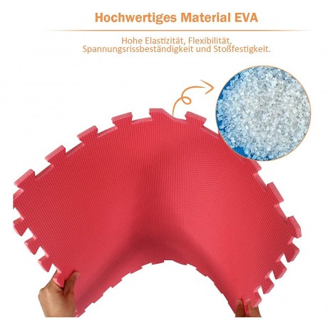 COSTWAY Puzzlematte 12 Stuck Коврик-пазл 12 штук