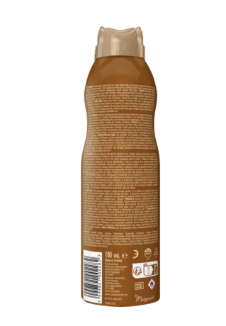 Hawaiian Tropic Glowing Protection Dry Oil Spray LSF 30 180ml, Солнцезащитное сухое спрей-масло для сияния кожи SPF 30, водостойкая формула, тропический аромат,  180мл 