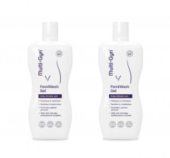 Multi-Gyn FemiWash Набор 2 шт х 220 мл Гель для интимной гигиены, pH 4.2, для чувствительной кожи, без мыла и отдушек