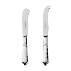 Robbe &amp; Berking Robbe &amp; Berking Hermitage 925 Sterling Silber Butter-/Kasemesser mit Stahlklinge Нож для масла/сыра Robbe &amp;amp; Berking Hermitage из стерлингового серебра 925 пробы со стальным лезвием