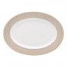 Rosenthal Rosenthal Francis Carreau Beige Platte 34x24,5 cm Rosenthal Francis Carreau Бежевая тарелка 34x24,5 см
