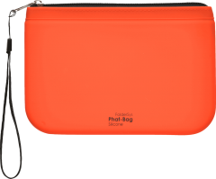 Phat-Bag Mehrzwecktasche aus Silikon Сумочка из силикона, rot mit schwarzem Reissverschluss, 1 шт.