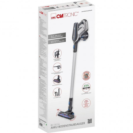 CLATRONIC CLATRONIC Akku-Bodenstaubsauger BS 1312 A  CLATRONIC беспроводной пылесос с контейнером BS 1312 A