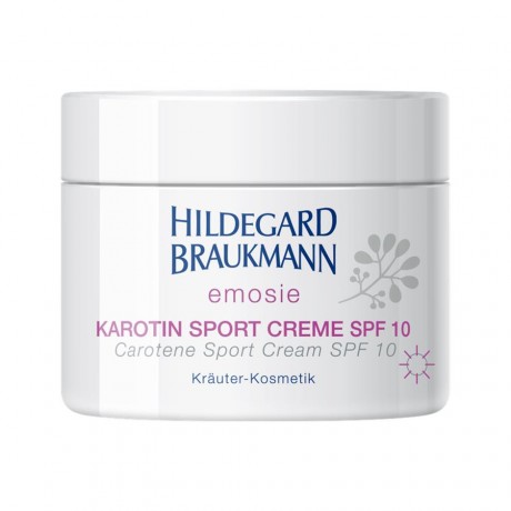 Hildegard Braukmann Emosie Karotin Sport Creme SPF 10, 50 мл
