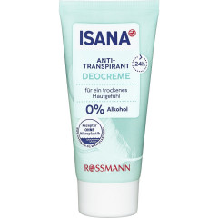 ISANA Anti-Transpirant Deocreme sanfte Frische 50ml, Изана Крем-антиперспирант, мягкая свежесть, 48ч защита от пота, 50 мл