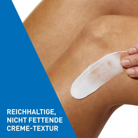 CeraVe Moisturising Cream for Body and Face, Cream for Dry to Very Dry Skin, Увлажняющий крем CeraVe для тела и лица для сухой и очень сухой кожи, с гиалуроновой кислотой и 3 незаменимыми церамидами, подходит для людей, страдающих нейродермито