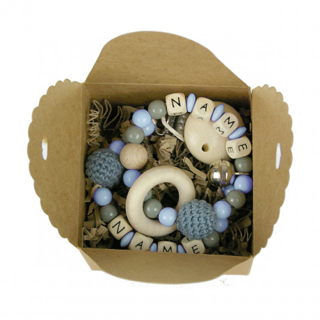 dubistda Greifling mit Name Hakelperle Игрушка-клатч с именем Hakelperle