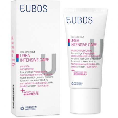 Eubos TROCKENE Haut Urea 5% Nachtcreme  СУХАЯ КОЖА Ночной крем с мочевиной 5%