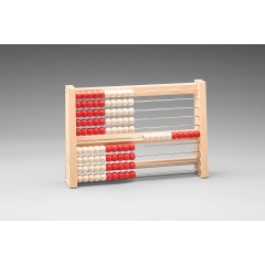 Wissner aktiv lernen Rechenrahmen 100er Zahlenraum rot\/weiss Рамка калькулятора на 100 цифр