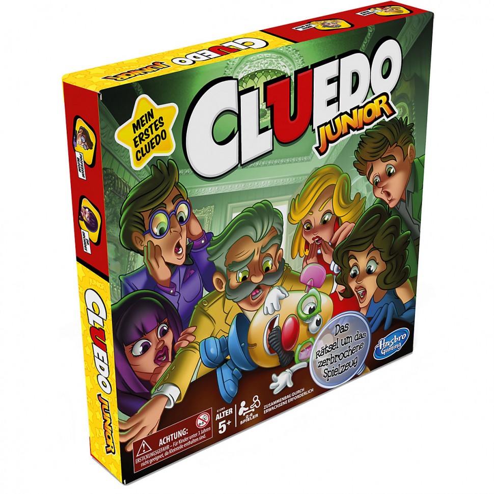 Купить Hasbro Cluedo Junior Brettspiel Клуедо Младший настольная игра в  интернет-магазине Diskontshop.eu Германия всего за 2 607 руб. в