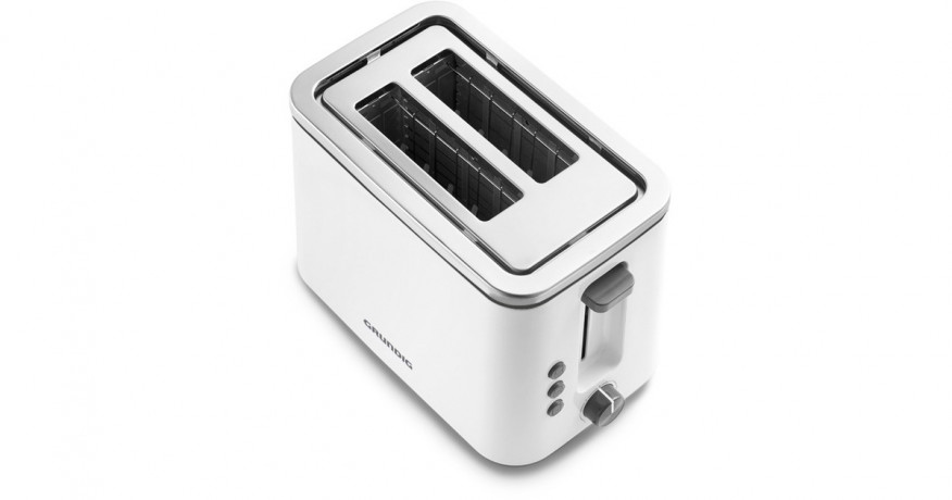 Grundig Grundig Toaster TA 5860 weiss/schwarz, 800 Watt, fur 2 Scheiben Toast  weiss/schwarz Тостер Grundig TA 5860 белый/черный, 800 Вт, на 2 ломтика тостов
