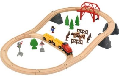 BRIO Holzeisenbahnset Landleben Деревянный поезд деревенской жизни