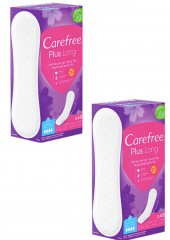 Carefree Slipeinlage Plus Long mit Frischeduft, 40 St, Карефри Прокладки ежедневные удлиненные Плюс с ароматом, 40 шт, 2 упаковки (80 шт)