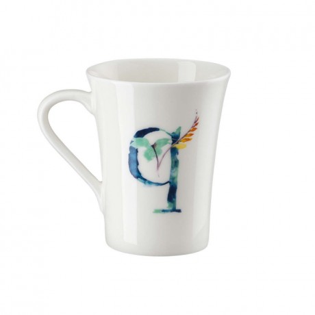 Hutschenreuther Hutschenreuther Flower Alphabet Becher mit Henkel Q-Quamoclit lobata 0,40 L Кружка Hutschenreuther Flower Alphabet с ручкой Q-Quamoclit lobata 0,40 л