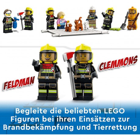 LEGO City 60321 Feuerwehreinsatz mit L oschtruppe ЛЕГО Пожарная команда