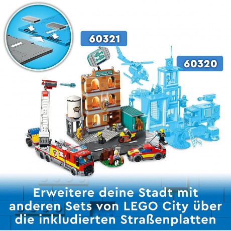 LEGO City 60321 Feuerwehreinsatz mit L oschtruppe ЛЕГО Пожарная команда