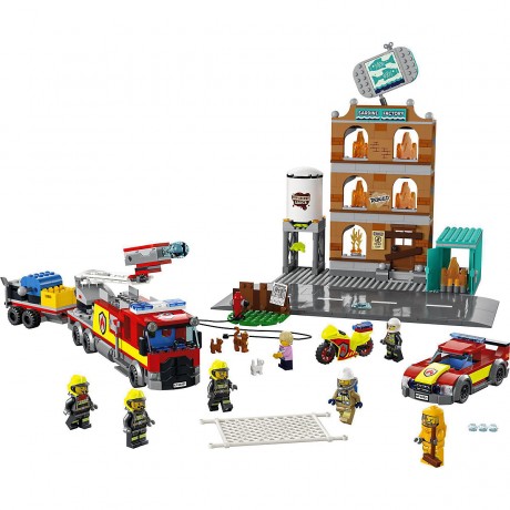 LEGO City 60321 Feuerwehreinsatz mit L oschtruppe ЛЕГО Пожарная команда