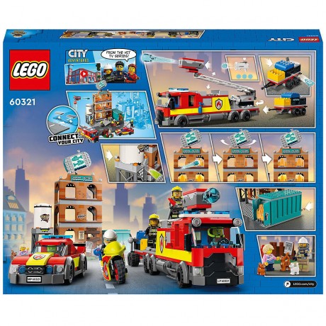 LEGO City 60321 Feuerwehreinsatz mit L oschtruppe ЛЕГО Пожарная команда