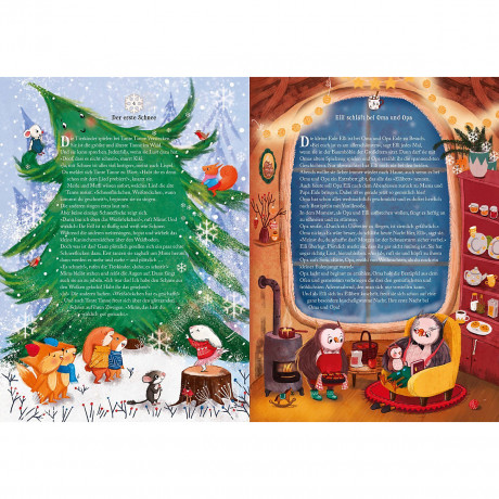 Penguin Junior Verlag Wie die Tierkinder auf Weihnachten warten Как зверята ждут Рождества