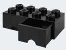 LEGO Aufbewahrungsbox 8er schwarz mit Schublade, 50 x 25 x 18 cm Ящик для хранения LEGO 8 черный с выдвижным ящиком, 50 x 25 x 18 см