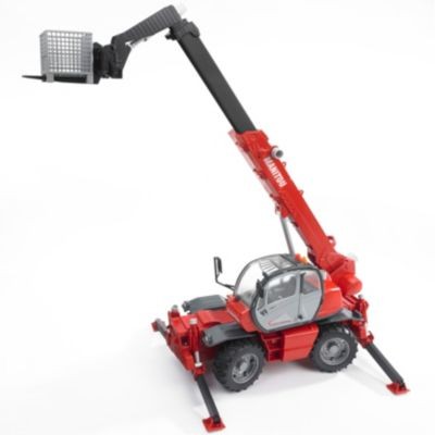 Bruder BRUDER 2129 Manitou Teleskopstabler MRT 2150 m. Zubehor Телескопический погрузчик BRUDER 2129 Manitou MRT 2150 с аксессуарами