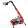 Bruder BRUDER 2129 Manitou Teleskopstabler MRT 2150 m. Zubehor Телескопический погрузчик BRUDER 2129 Manitou MRT 2150 с аксессуарами