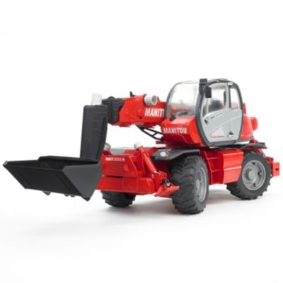 Bruder BRUDER 2129 Manitou Teleskopstabler MRT 2150 m. Zubehor Телескопический погрузчик BRUDER 2129 Manitou MRT 2150 с аксессуарами