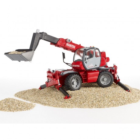 Bruder BRUDER 2129 Manitou Teleskopstabler MRT 2150 m. Zubehor Телескопический погрузчик BRUDER 2129 Manitou MRT 2150 с аксессуарами