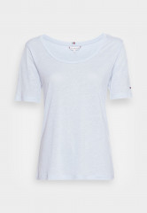 Tommy Hilfiger SCOOP Basic T-shirt breezy blue SCOOP Базовая футболка свежий синий