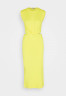 Tommy Hilfiger CUTOUT MIDI DRESS Jersey dress vivid yellow ПЛАТЬЕ МИДИ С ВЫРЕЗАМИ Платье из джерси ярко-желтый