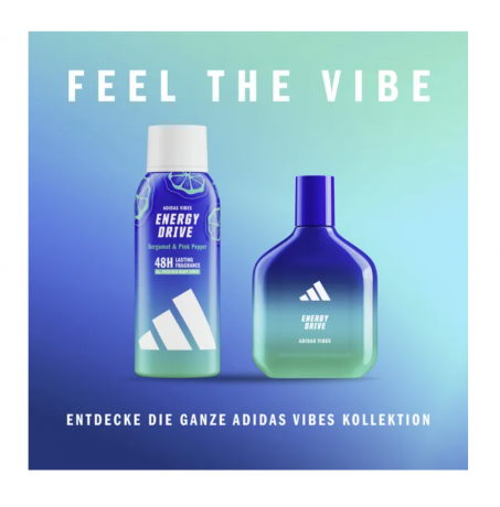adidas Vibes Energy Drive All Over Deo Bodyspray, Дезодорант-спрей для тела Vibes Energy Drive All Over 150 мл
