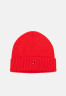 Tommy Hilfiger ESSENTIAL FLAG BEANIE UNISEX Beanie acid orange melange ESSENTIAL FLAG BEANIE UNISEX Шапочка кислотно-оранжевый меланж
