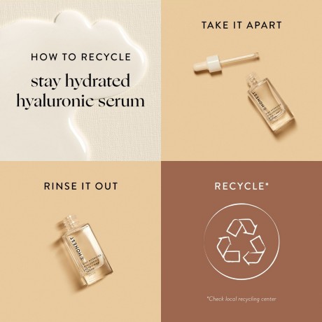 Honest Beauty Stay Hydrated Hyaluronic Acid + NMF Serum  Гиалуроновая кислота Stay Hydrated + сыворотка NMF